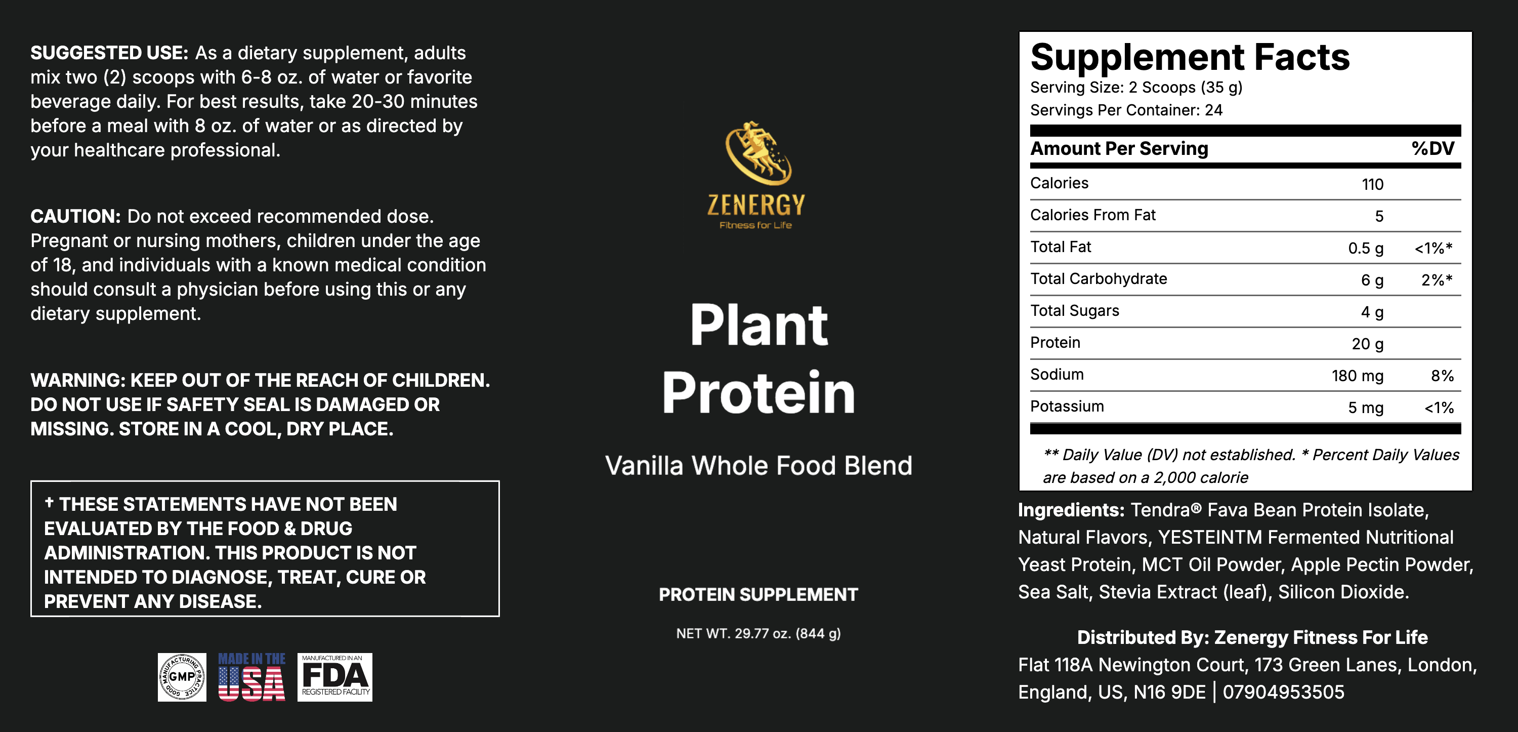 Vanilla Plant Protein image 5