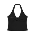 ZENERGY Sculpt Cross-Over Halter Crop Top