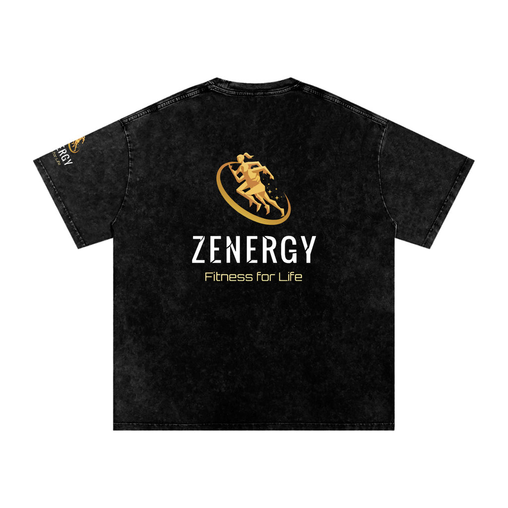 ZENERGY Washed Premium Oversized T-Shirt