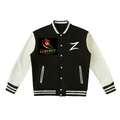 ZENERGY Two-Tone Fleeced Varsity Jacket