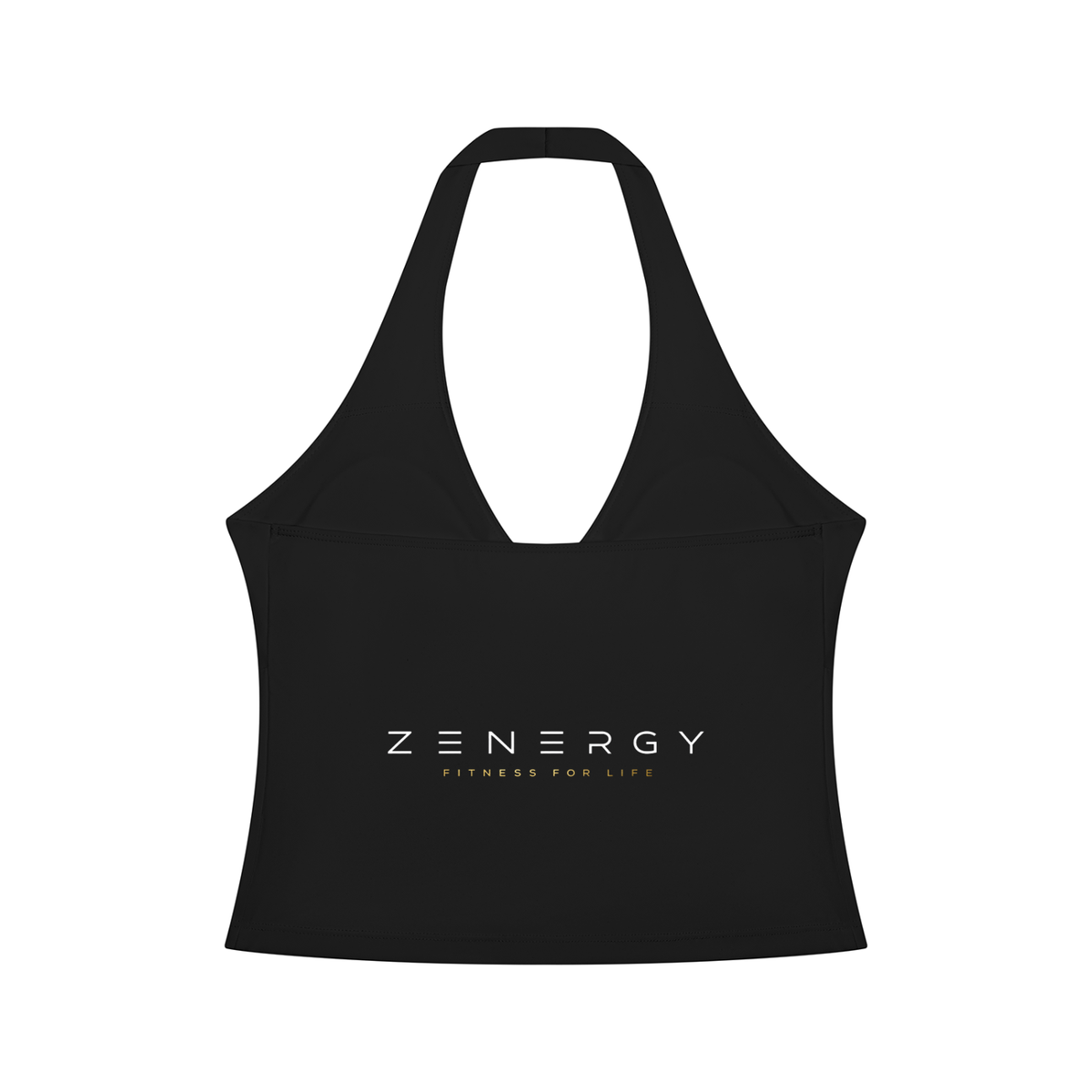 ZENERGY Sculpt Cross-Over Halter Crop Top